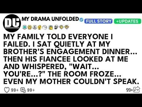 My Family Said I Failed As A Son — Then My Brother’s Fiancée Looked At Me And Said： “Wait    Y