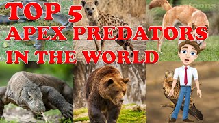 TOP 5 APEX PREDATORS IN THE WORLD