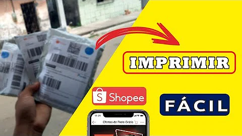 Onde imprimir etiqueta de envio Shopee?