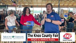 Interviewing Jasmine Smith at the Knox County Fair