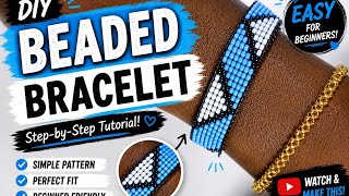 How To Make A Handmade Beaded Bracelet | Beginner Beadwork Tutorial