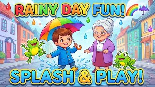Drip Drop Splash! 🌧️🌈 Rainbow Rain Nursery Rhyme & Fun Kids Song #NurseryRhymes #KidsSongs #RainSong screenshot 4
