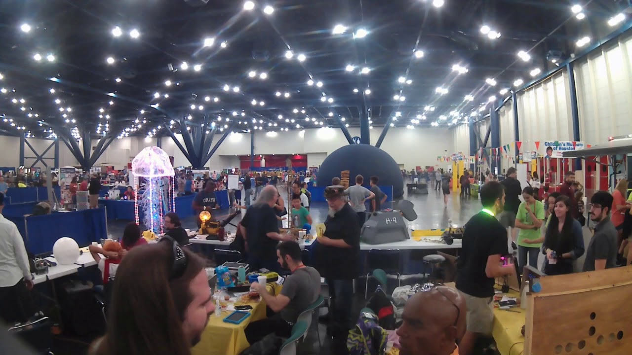 Creatorspace at Houston MakerFaire 2018 - Day 2Timelapse