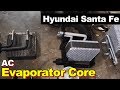 2003 Hyundai Santa Fe AC Evaporator Core & Dashboard