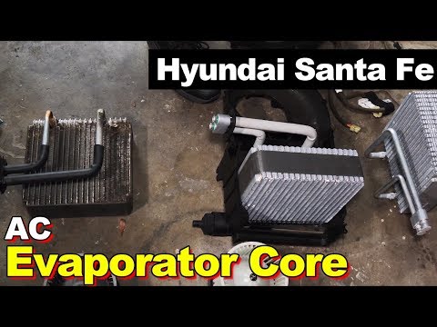 2003 Hyundai Santa Fe AC Evaporator Core & Dashboard