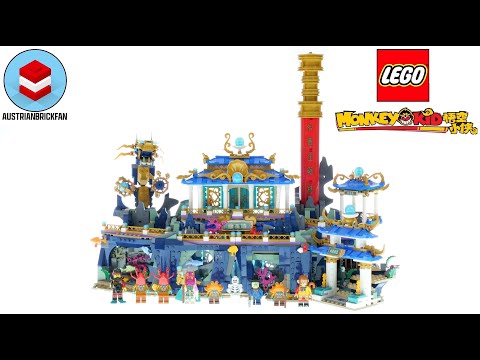 LEGO Monkie Kid 80049 Dragon of the East Palace - LEGO Speed Build Review
