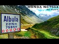 Albula Pass, Honda NC750X, RAW Onboard, Красивый Перевал Альбула В Швейцарии На Мотоцикле, No Music