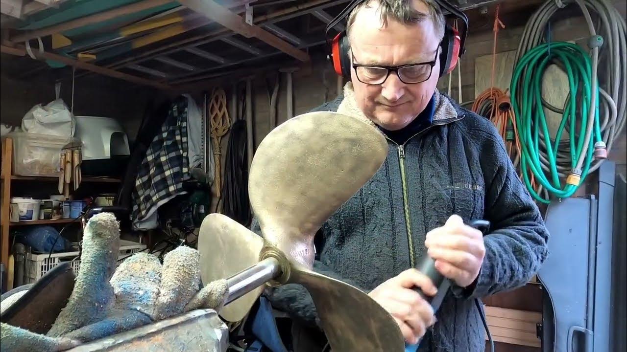 replacing the prop shaft bearing, went not without problems. YouTube