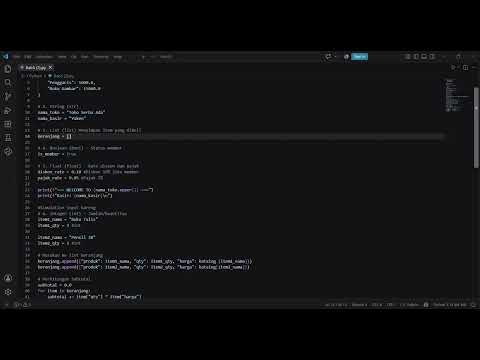 Tugas presentasi praktikum python, Ayu Thermutis Bulurditty (1 TI 6)