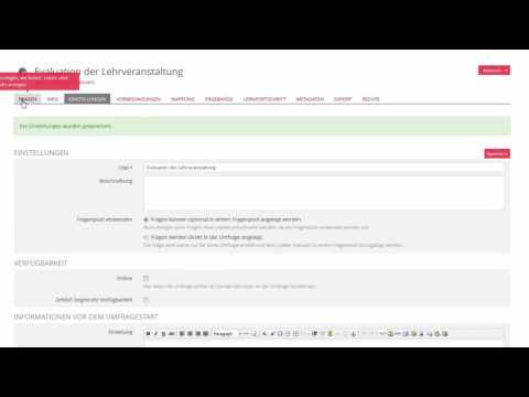 Video-Tutorials, Teil 29 - Umfragen in ILIAS