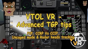 VTOL VR Advanced weapons Tips - PIP, CCRP and Head tracking Radar