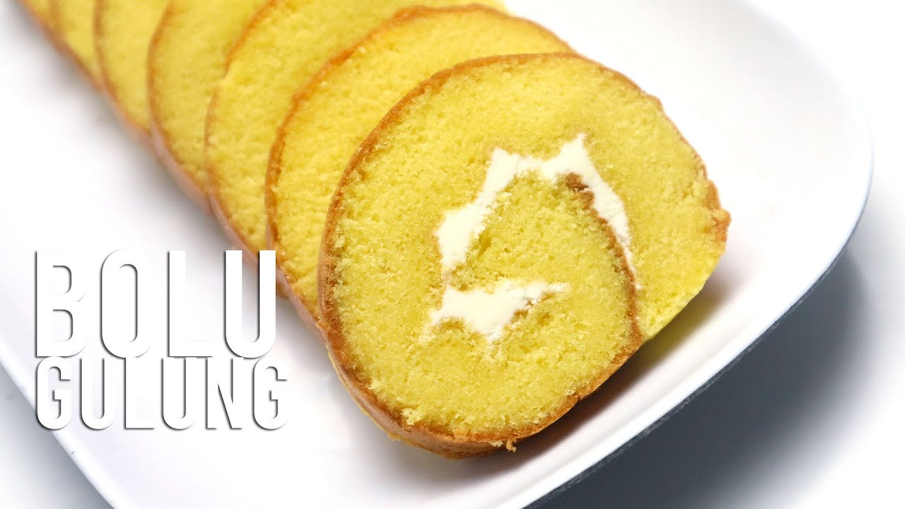 BOLU GULUNG EMPUK, WANGI BUTTER, LEGITT // ROLL CAKE RECIPE