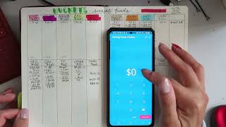 Week 50 budget | cash less envelopes | sinking funds | weekly review screenshot 2