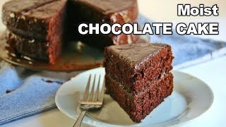 Irresistible Chocolate Cake with Chocolate Ganache