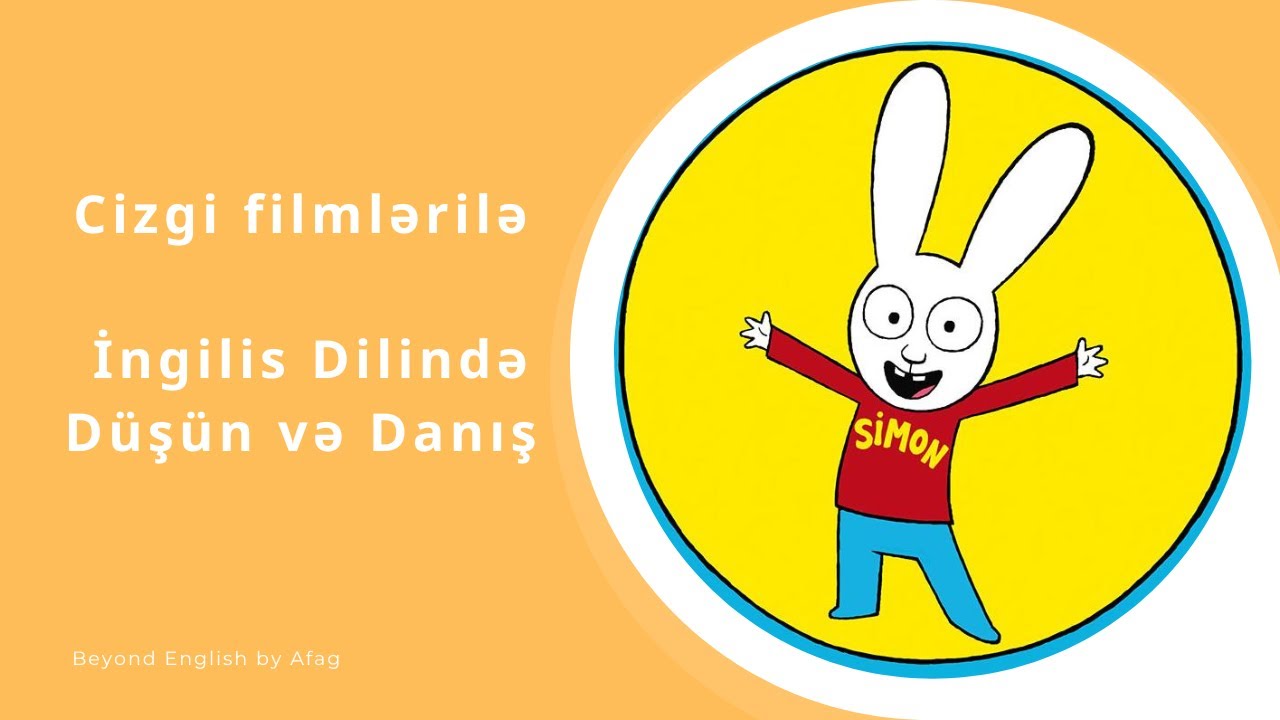 Simon Raddit Simon Rabbit cizgi filmi ilə ingilis dili öyrən! (Dərs 2) - YouTube