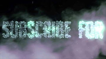 Glass Shatter and ice break Intro on After effects & 3ds Max
