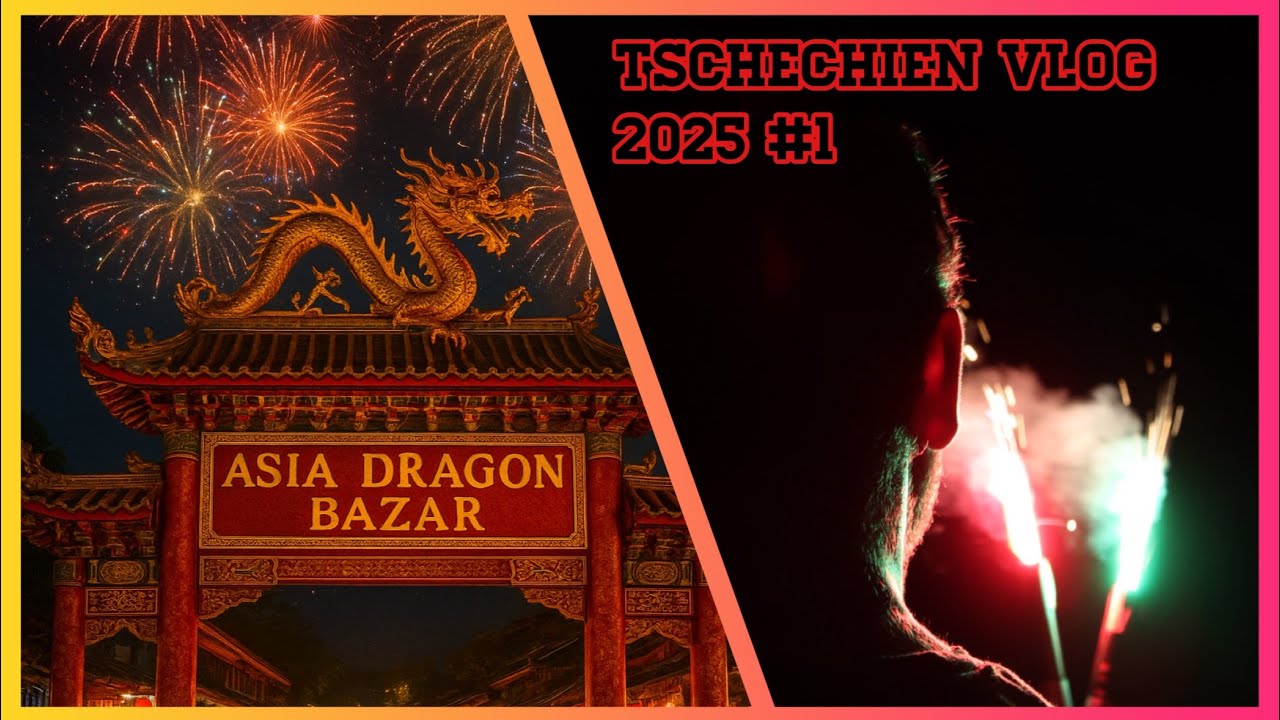 Feuerwerk Kaufen in Tschechien I Asia Dragon Bazar | Tschechien Vlog #1 🇨🇿