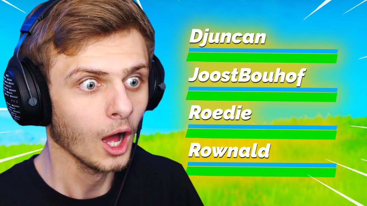 SQUADS SPELEN MET YOUTUBERS | Fortnite