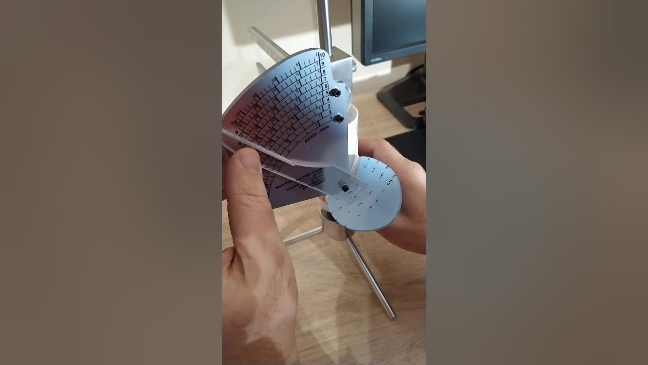 How to measure Boat Propeller Pitch Gauge up to 10in Measuring on