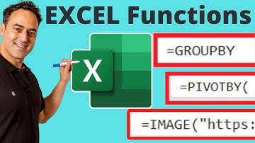 Unleash GROUPBY & PIVOTBY & IMAGE Functions in Excel in 2024