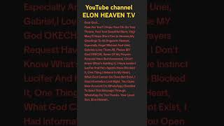 Famous ELON HEAVEN T.V Profile
