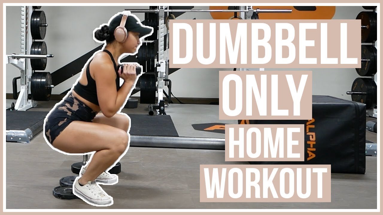 6 Day Best Full Body Workout With Only Dumbbells for Women