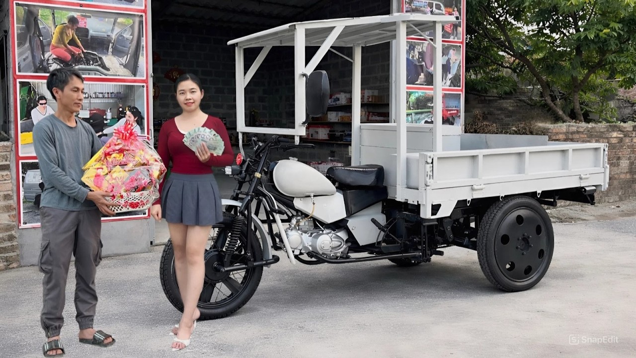 Girl's challenge: COMPLETELY RESTORE the tricycle and sell it for a price that nobody expected.😮😮😮