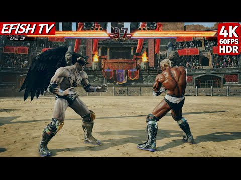 Devil Jin vs Raven (Hardest AI) - Tekken 8