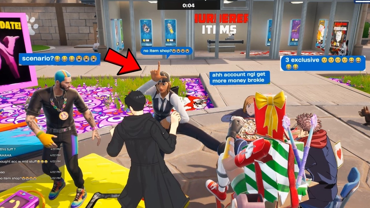 Triggering Toxic Players in Fortnite Murder Mystery..