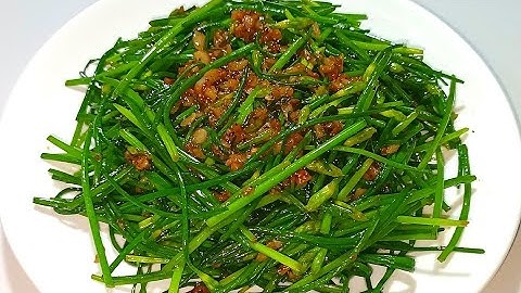 Cách làm BÔNG HẸ XÀO TỎI thơm ngon đơn giản - Combo Món Ăn