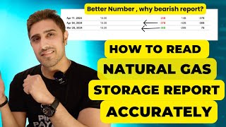 How To Read Natural Gas Storage Report Accurately | Cheat sheet & Full Tutorial