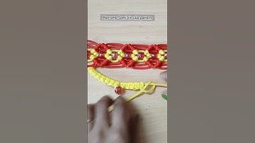 Tutorial 60: Macrame Semi Circle Pattern for Beginners #shorts #shortvideo #macrame #short #diy