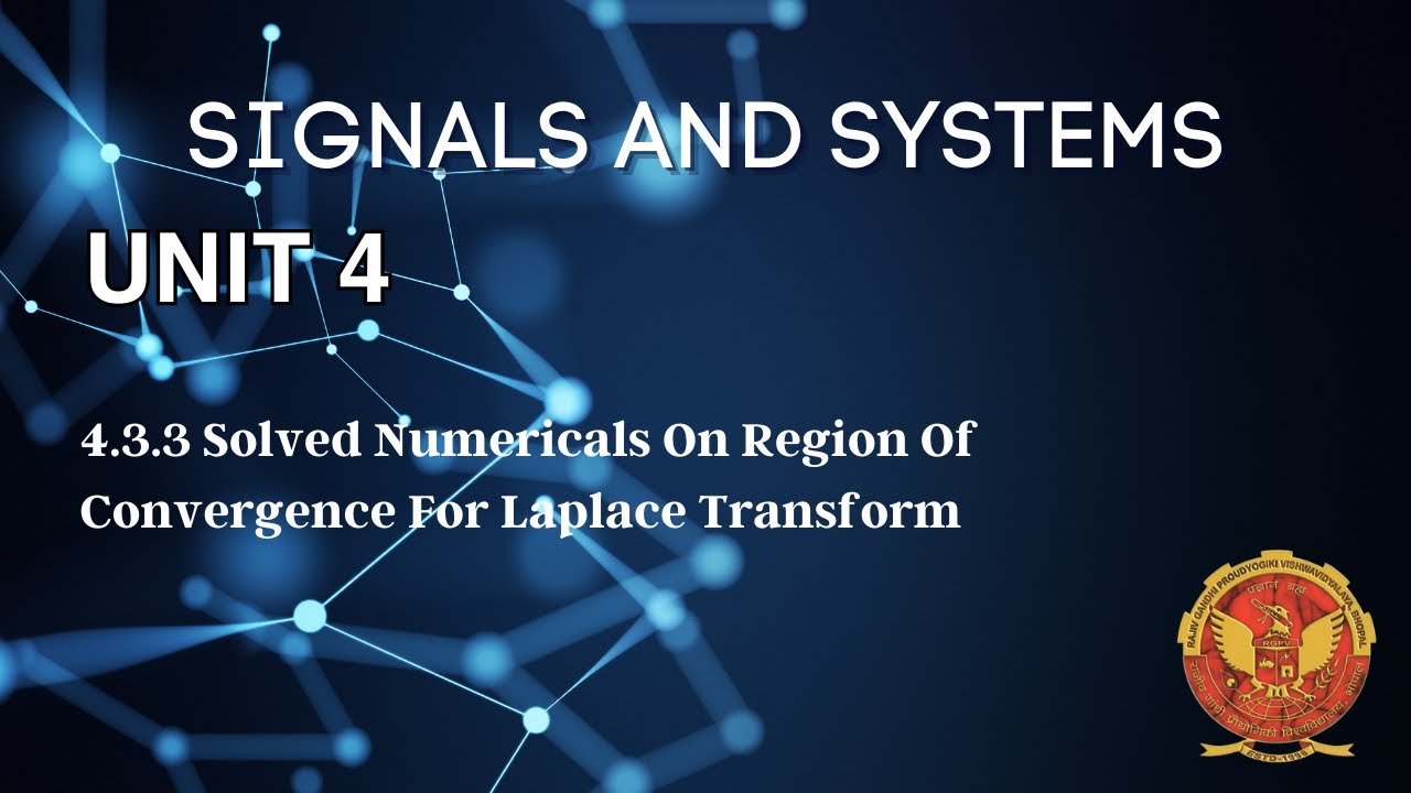 4.3.3 Solved Numerical | Unit 4 | EC402 | Signals & Systems | RGPV