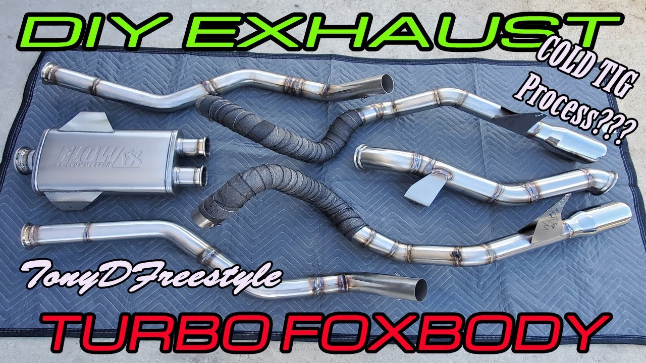 DIY Custom Stainless Foxbody Turbo Exhaust Cold Tig Welding Process