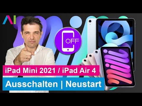 Video: Wie schalte ich mein iPad ohne Netzschalter aus? Video: Wie schalte ich mein iPad ohne Netzschalter aus?