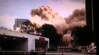 Implosion of old Prudential Building, Houston, Texas