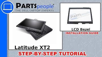 Dell Latitude XT2 LCD Bezel How-To Video Tutorial