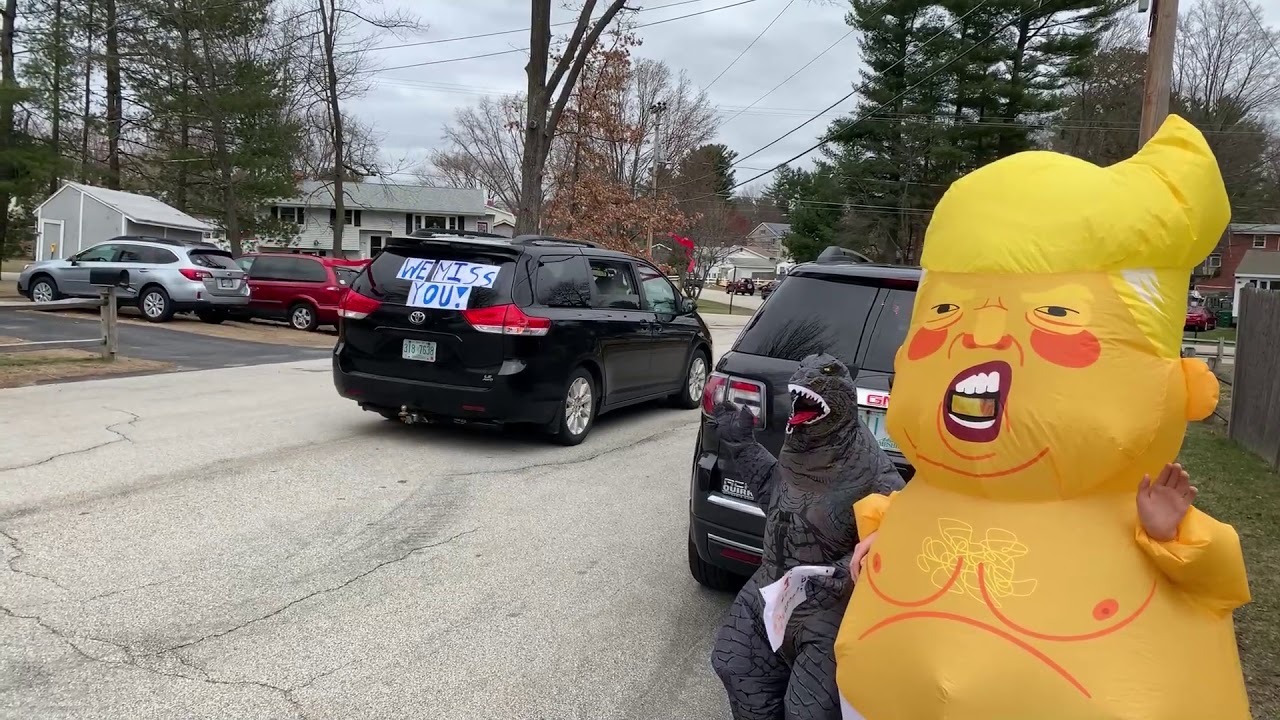 Nashua Broad Street School Teacher's Parade 4/1/20