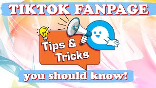 Tiktok Fanpage Tips Tricks Aesthetics With Me