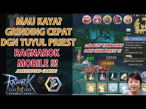 Cara KAYA Pakai PRIEST TUYUL Untuk Buff Dan Slave.. Full Build Tips Dan Trick.. Ragnarok Mobile