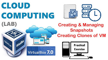 Virtual Machines - Clone - Snapshots | Cloud Computing - VirtualBox