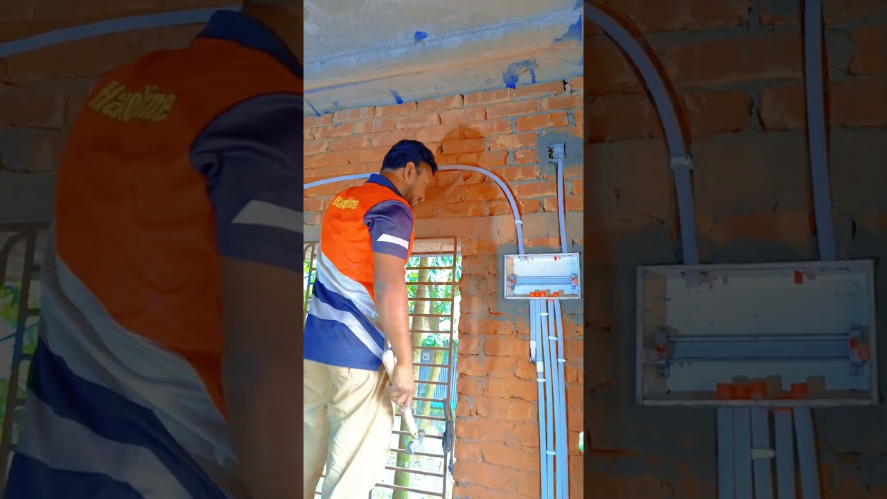 Electric work in Bangladesh 