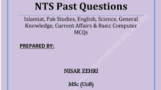 Nts All subject past papers Question with answers . screenshot 3