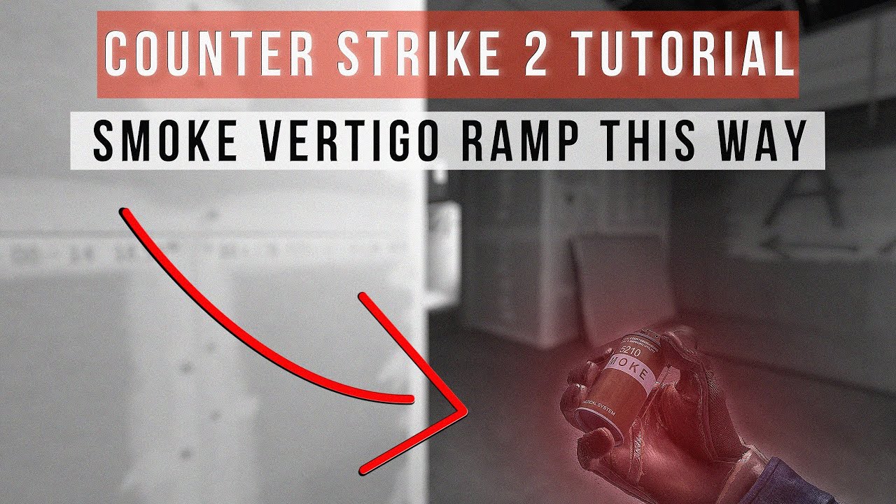 Counter Strike 2 Vertigo Tutorial - Easy way to smoke ramp 