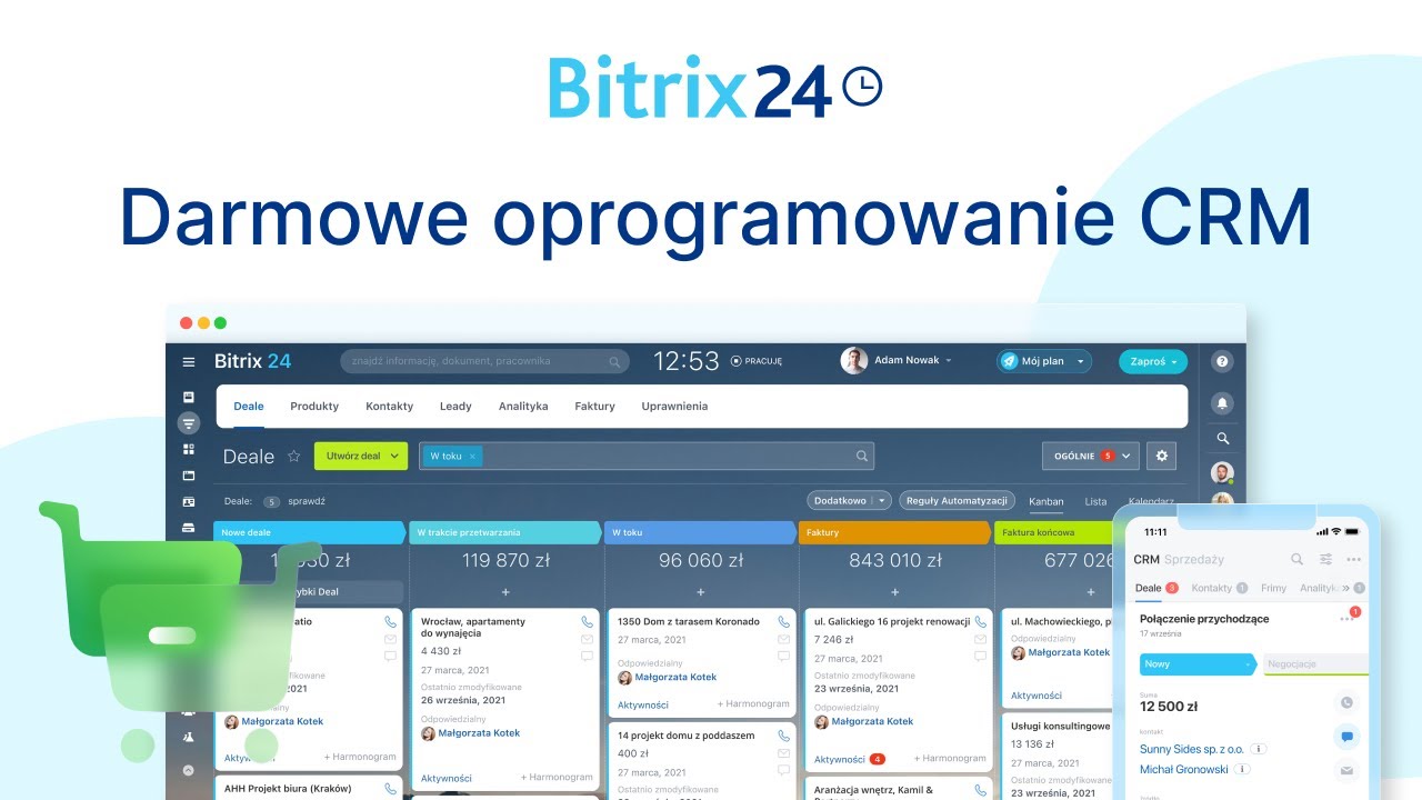 Bitrix24 - wydajny CRM do zarządzania projektami, czasem, zespołem ...