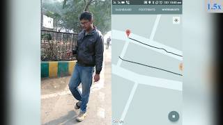 How to use Google Map with MIMU22BL's compass in DaRex screenshot 4