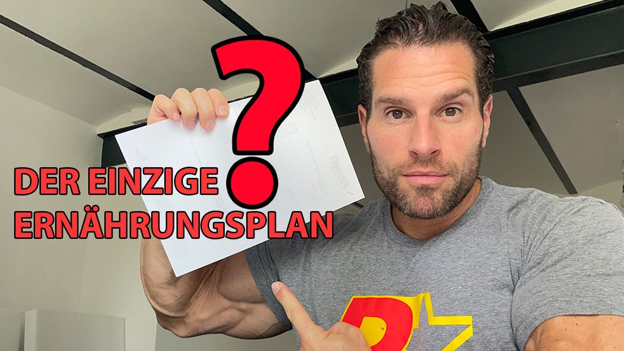 Der einzige Ernährungsplan den DU brauchst! (Online-Coaches hassen diesen Trick)