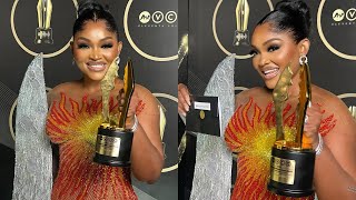 MERCY AIGBE WINS BEST SUPPORTING ACTRESS AT #AMVCA11