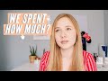 WHAT WE SPEND IN A WEEK | living off of one income + young military couple budgeting