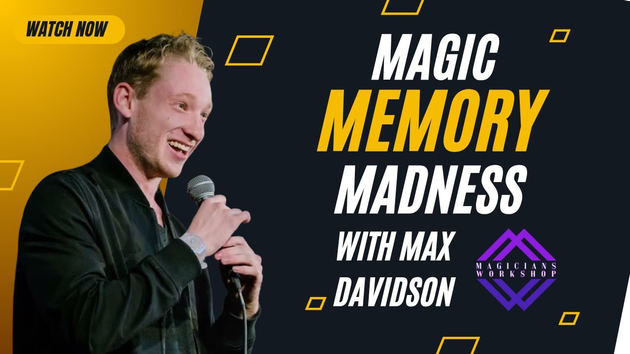 You won't believe this Magician's Mind Palace (Max Davidson knows too much)